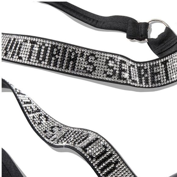 Victorias Secret Swim Shine Strap Full Coverage Push Up Bikini top Red 36C - Picture 4 of 14